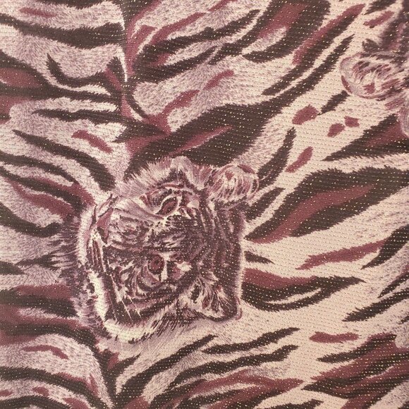 Vintage Algo Industries Ltd. Animal Print Sleeveless Blouse - Picture 6 of 6